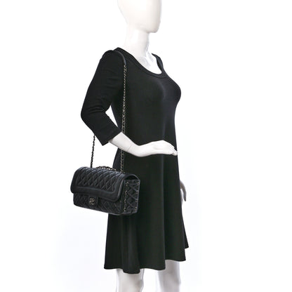 Chanel Calfskin Quilted Medium Coco Corset Flap Black 2 of 9