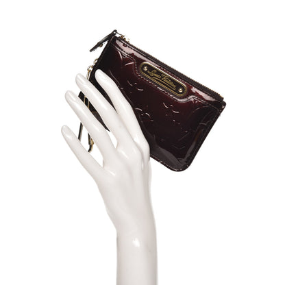 Louis Vuitton Vernis Key Pouch Amarante 2 of 9