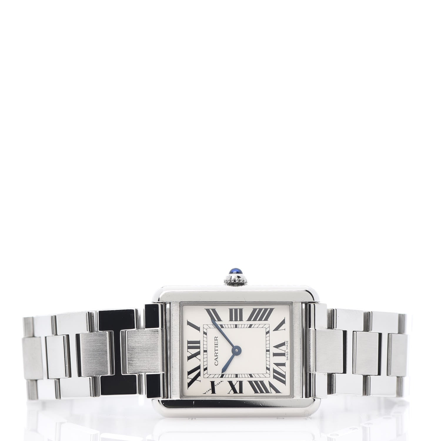 Cartier Stainless Steel 24mm Tank Solo Quartz Watch 3 of 5