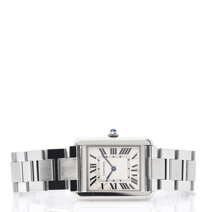 Cartier Stainless Steel 24mm Tank Solo Quartz Watch 3 of 5