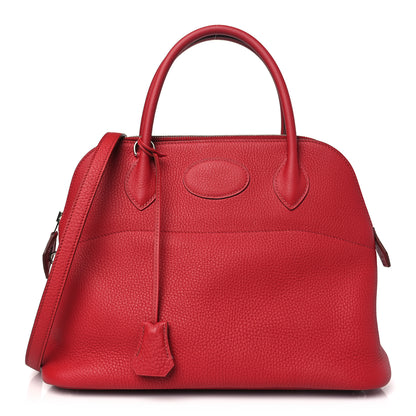 Hermes Taurillon Clemence Bolide 31 Rouge Garance 1 of 10