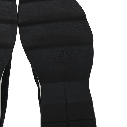 Fendi Stretch Knit Womens Sock Sneakers 36 Black 6 of 7