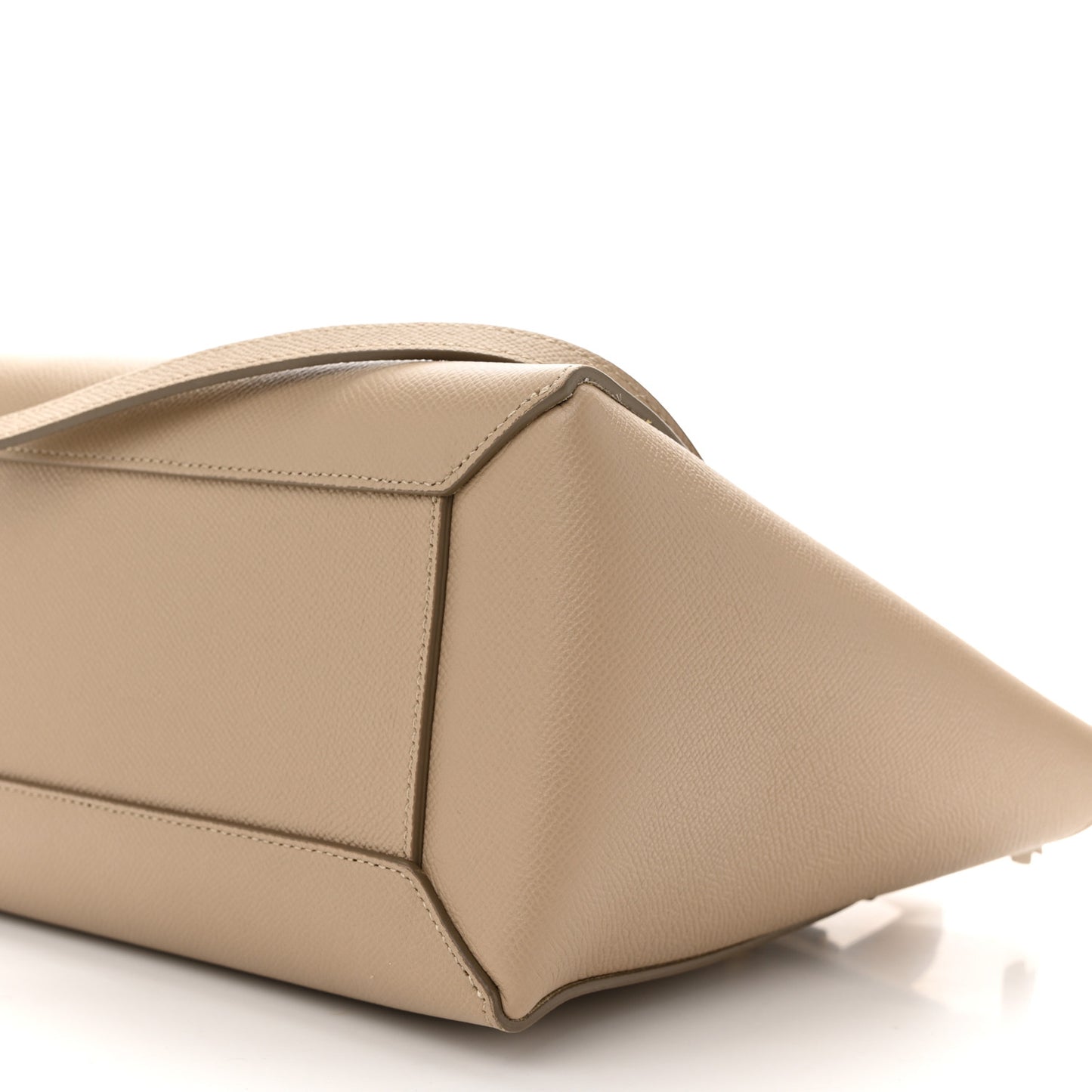 Grained Calfskin Micro Belt Bag Light Taupe