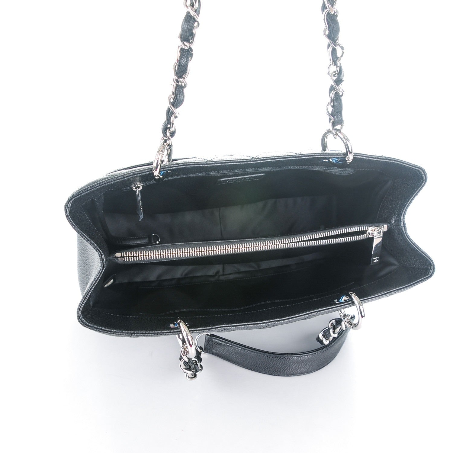 Chanel Caviar Quilted Grand Shopping Tote GST Black 5 of 7