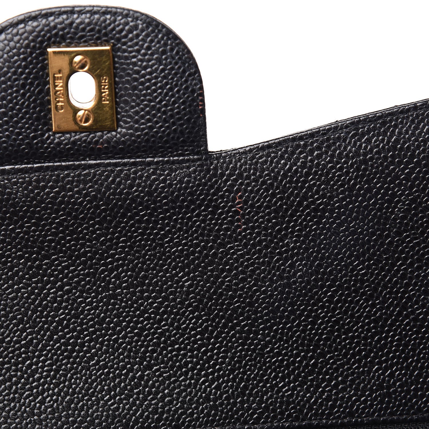 Chanel Caviar Quilted Jumbo Double Flap Black 14 of 14
