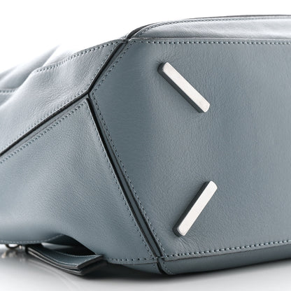 Loewe Calfskin Medium Puzzle Bag Stone Blue 8 of 10