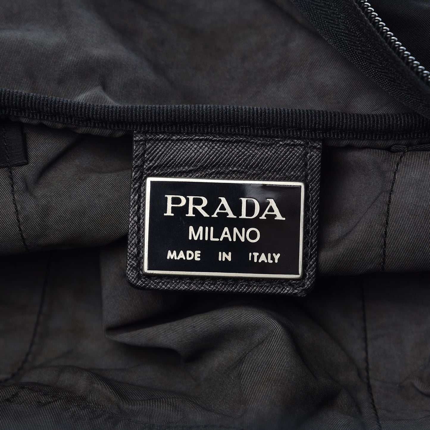 Tessuto Nylon Saffiano Weekender Black