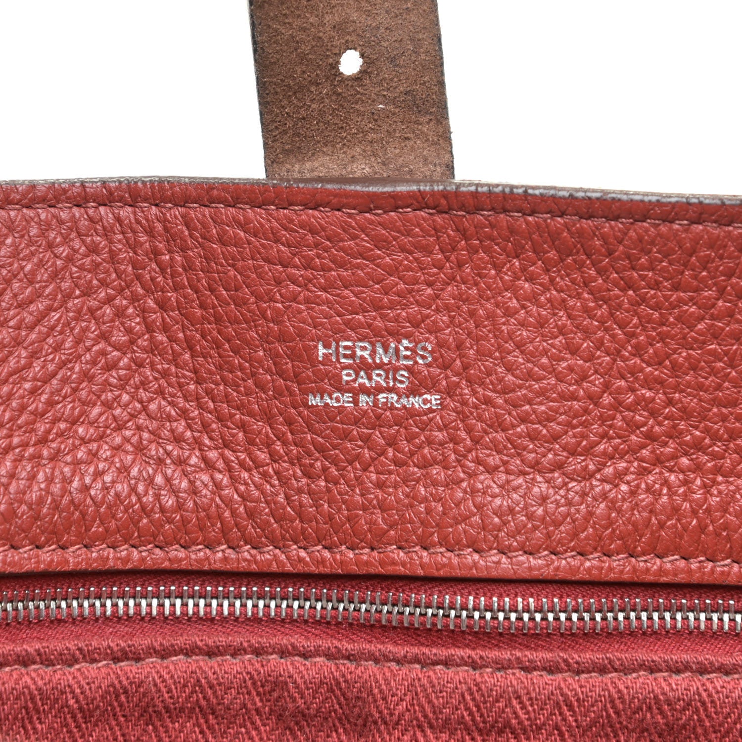 Hermes Taurillon Clemence Marwari GM Rouge Venetian 6 of 15