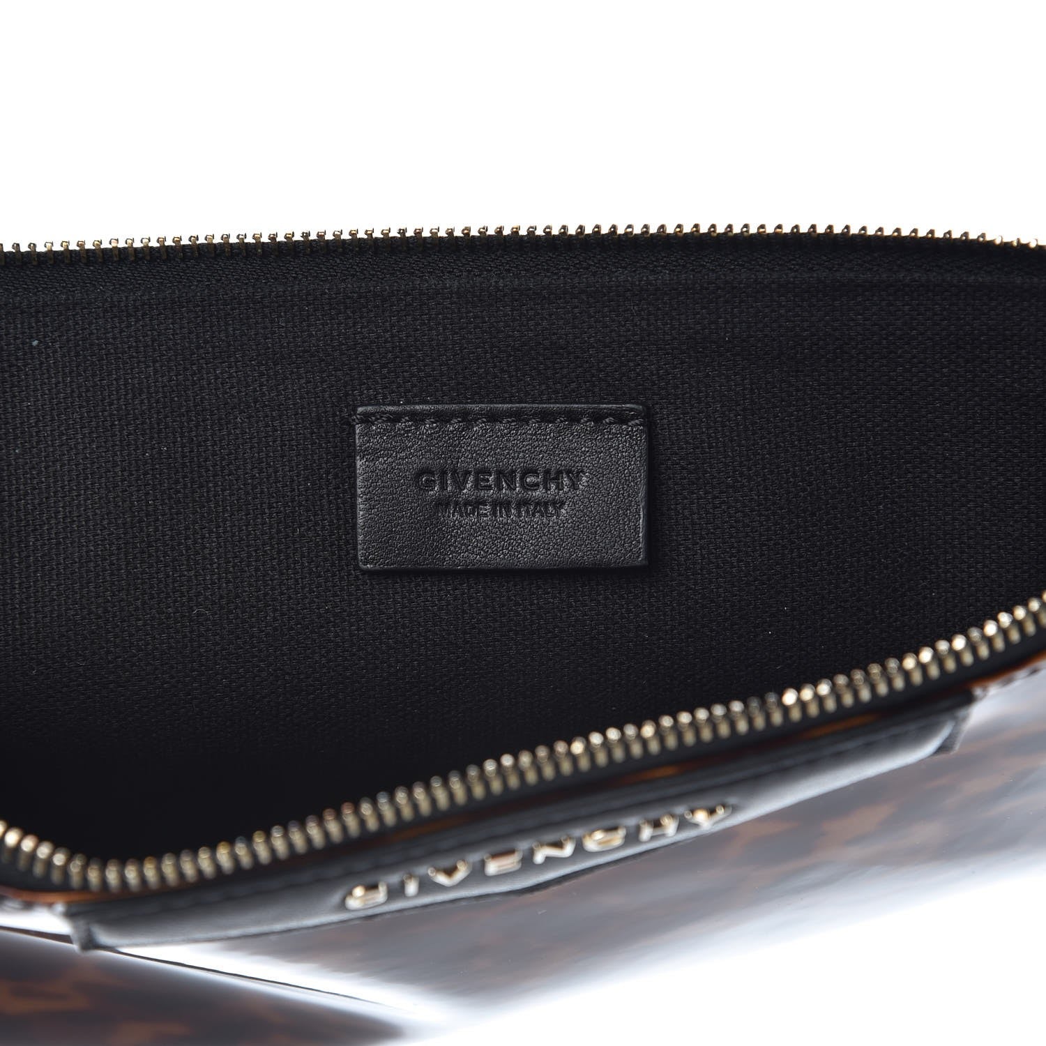 Givenchy Patent Tortoise Print Medium Antigona Pouch 6 of 7