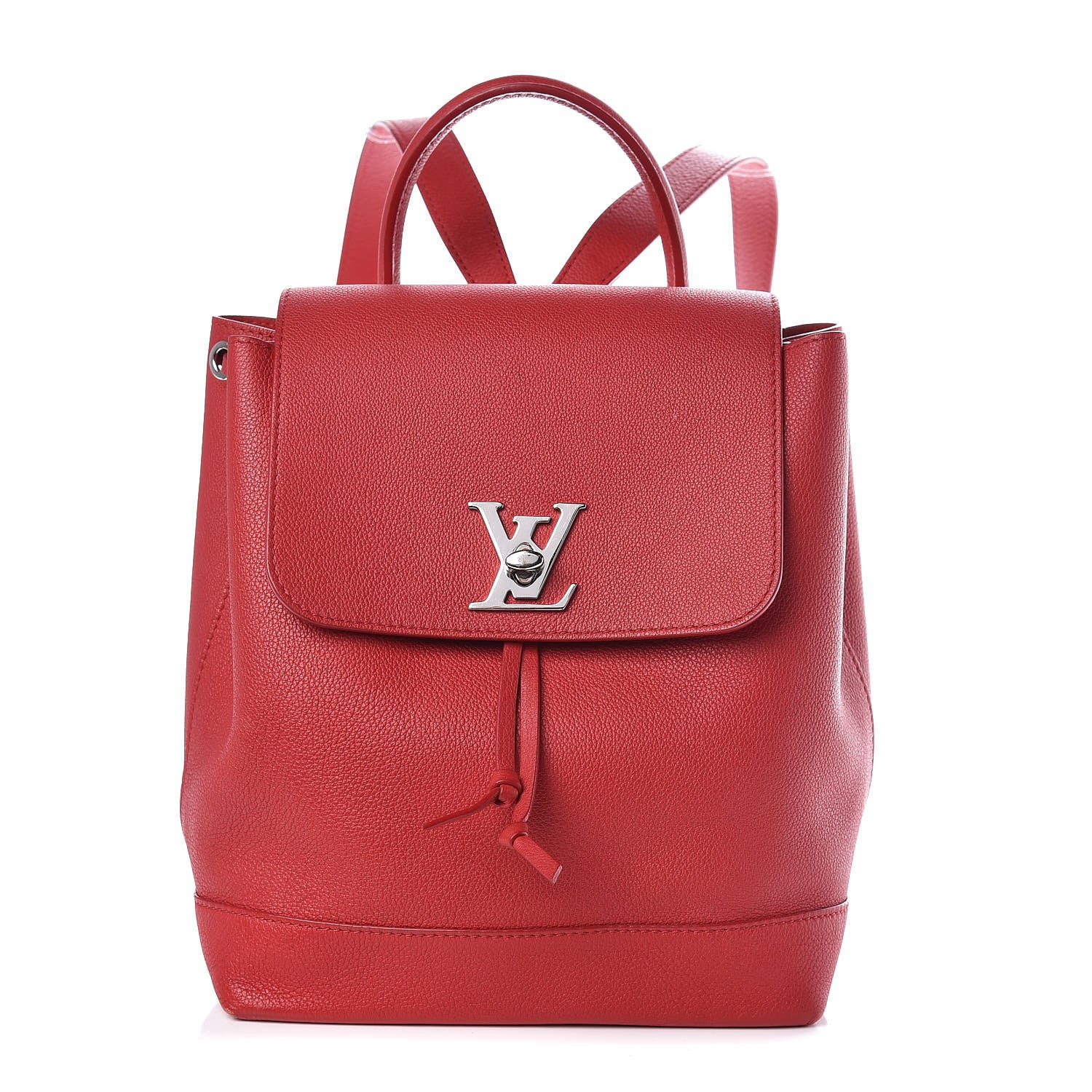 Louis Vuitton Soft Calfskin Lockme Backpack Rubis 1 of 11
