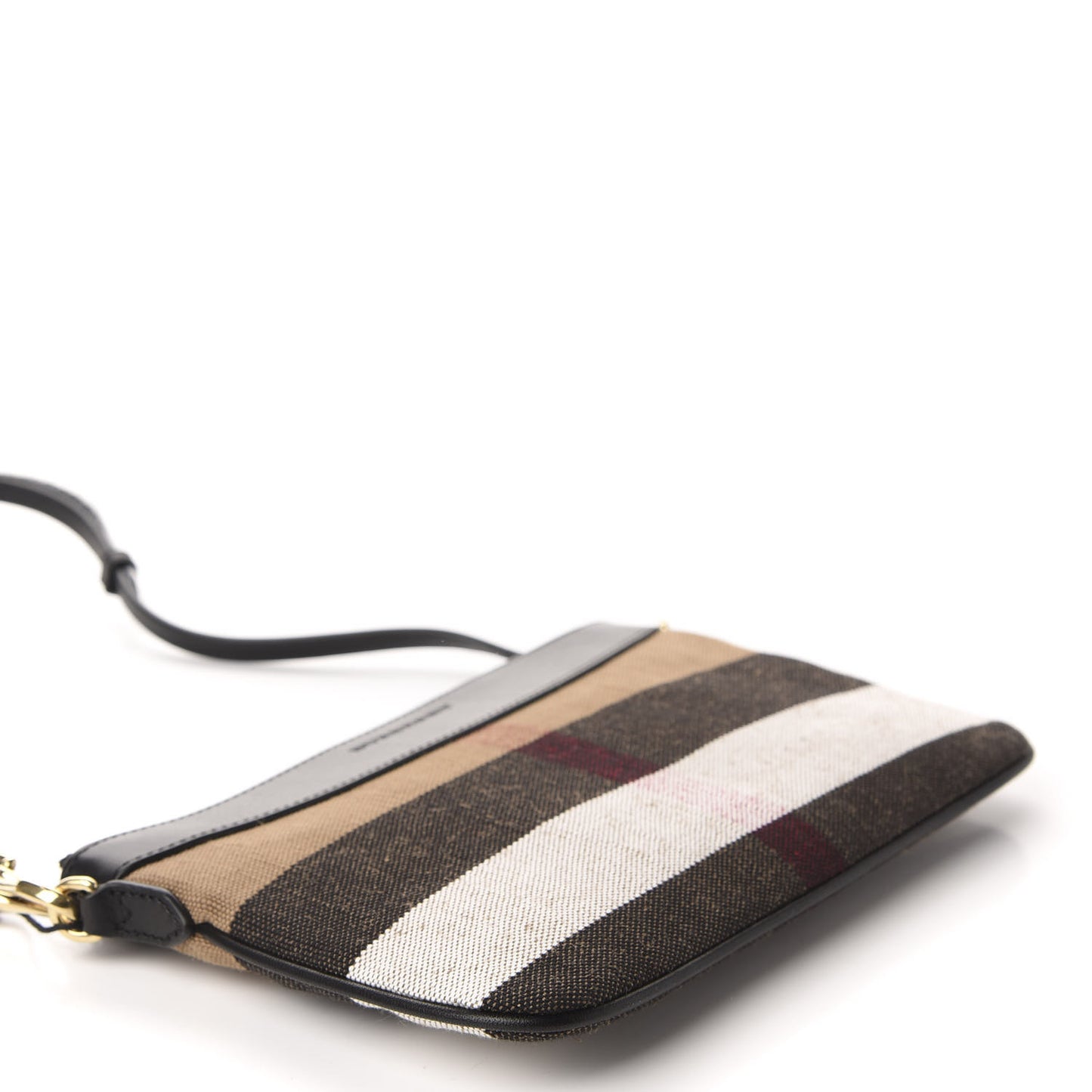 Mega Check Peyton Crossbody Clutch Bag Black