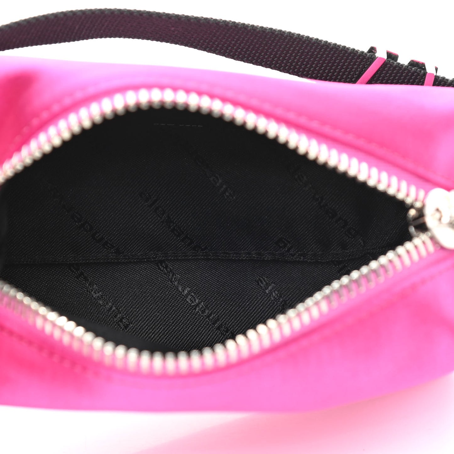 Satin Crystal Heiress Pouch Pink