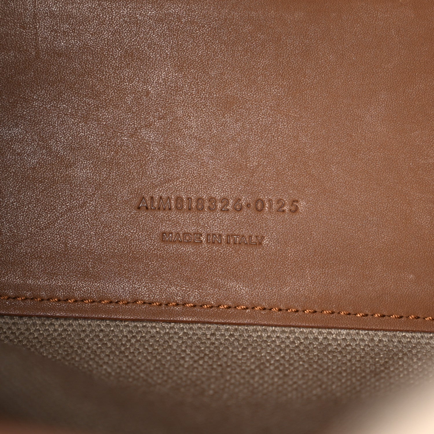 Saint Laurent Canvas Small Bucket Bag Desert Dust Brick 7 of 10