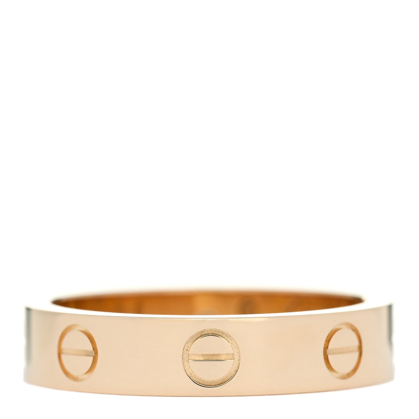 18K Yellow Gold Diamond 4mm LOVE Wedding Band Ring 51 5.75