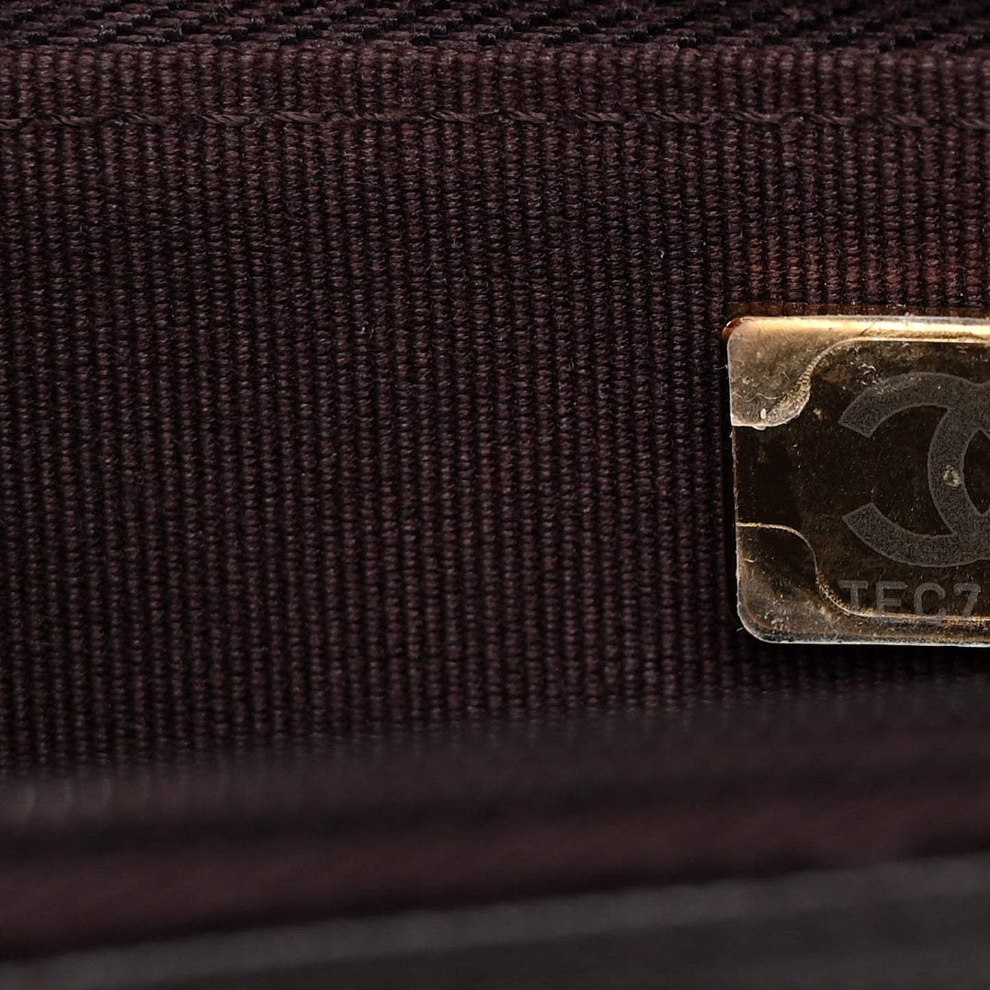 Caviar Quilted Wallet on Chain WOC Dark Brown