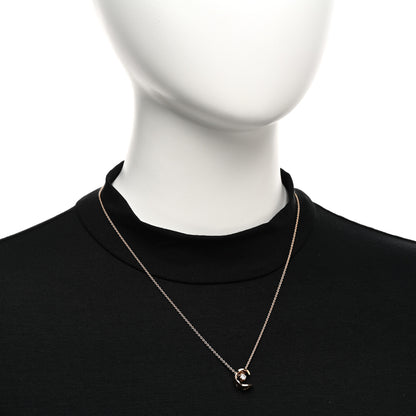 Chanel 18K Beige Gold Diamond Coco Crush C Necklace 2 of 5