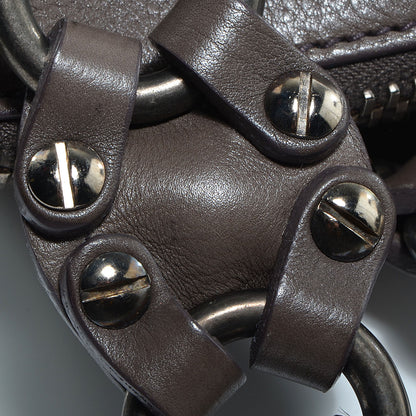 Prada Leather Zip Tote Fumo 11 of 11
