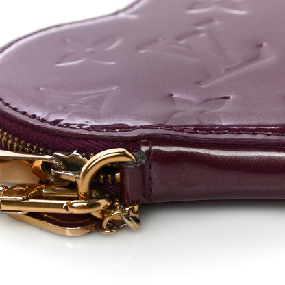 Louis Vuitton Vernis Heart Coin Purse Violet 9 of 15
