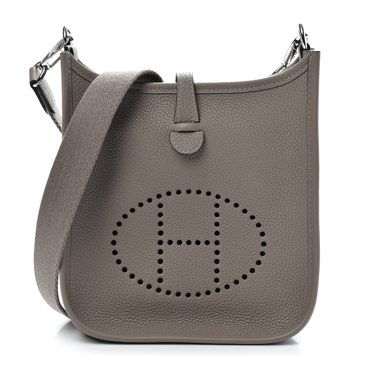Hermes Taurillon Maurice Evelyne TPM Gris Asphalte 1 of 10