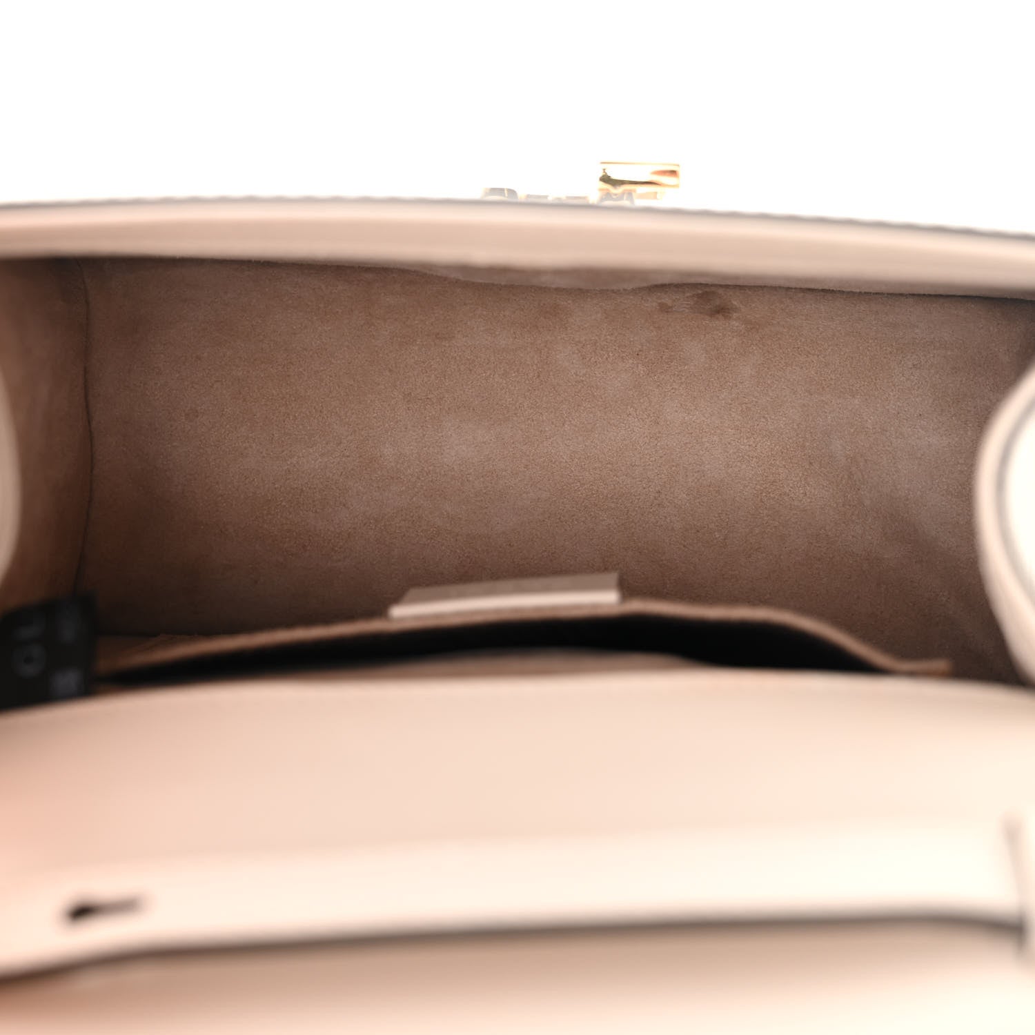 Gucci Calfskin Mini Sylvie Top Handle Bag White 5 of 14