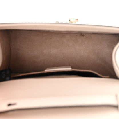 Gucci Calfskin Mini Sylvie Top Handle Bag White 5 of 14