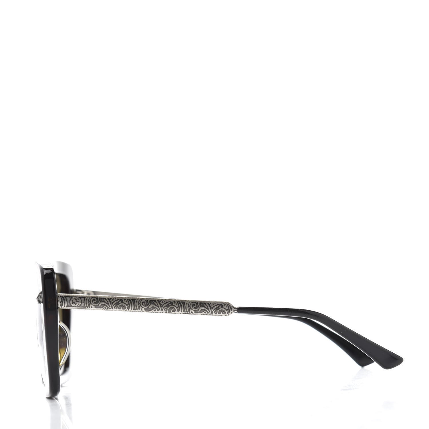 Gucci Acetate Squared Frame Sunglasses GG0216SA Tortoise 5 of 8