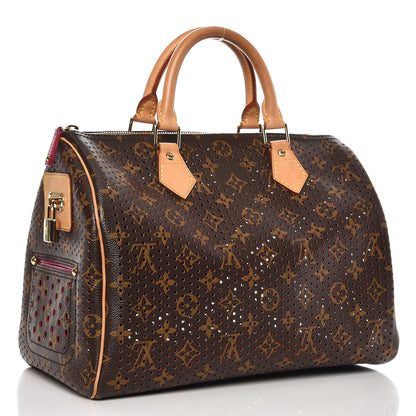 Louis Vuitton Monogram Perforated Speedy 30 Fuchsia 3 of 6