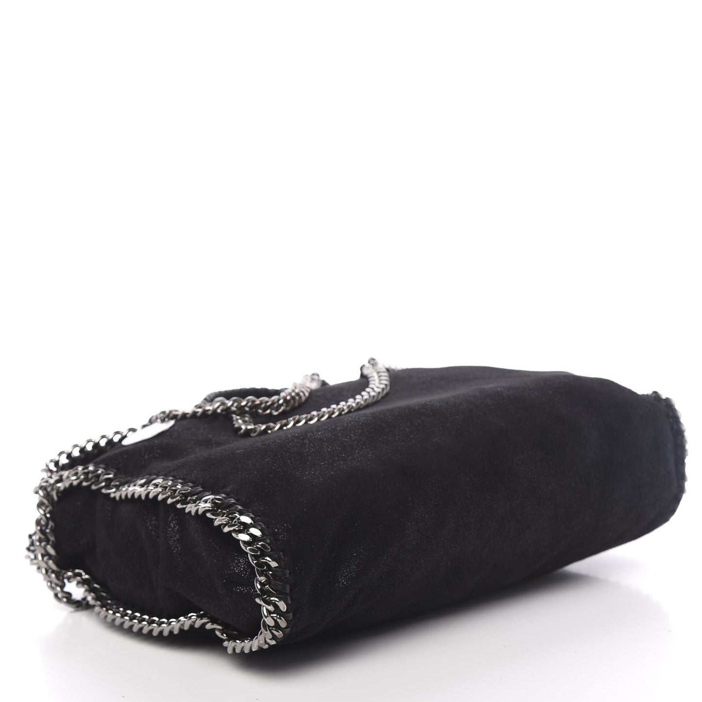Shaggy Deer Falabella Fold Over Tote Black