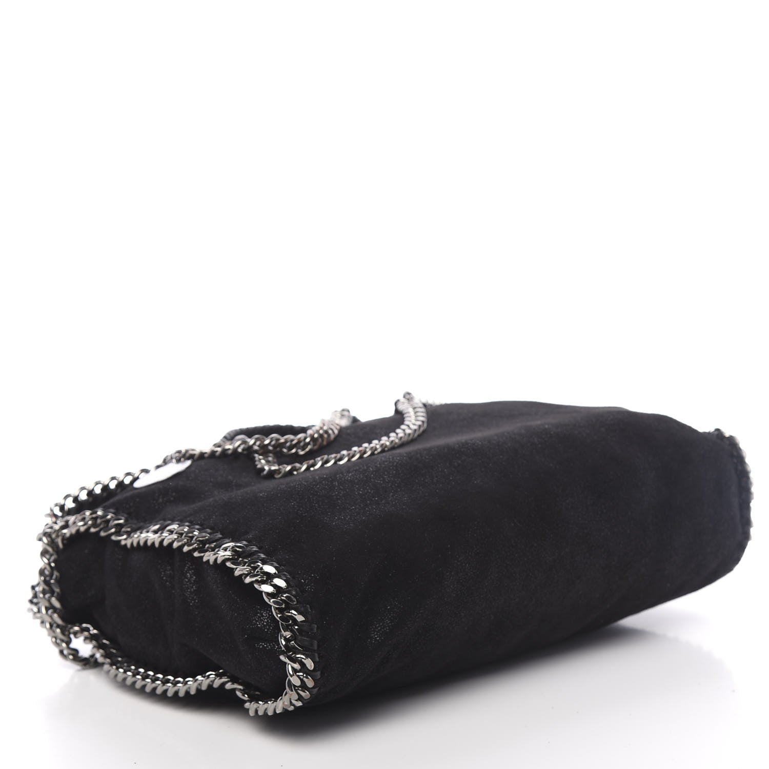 Stella McCartney Shaggy Deer Falabella Fold Over Tote Black 4 of 10