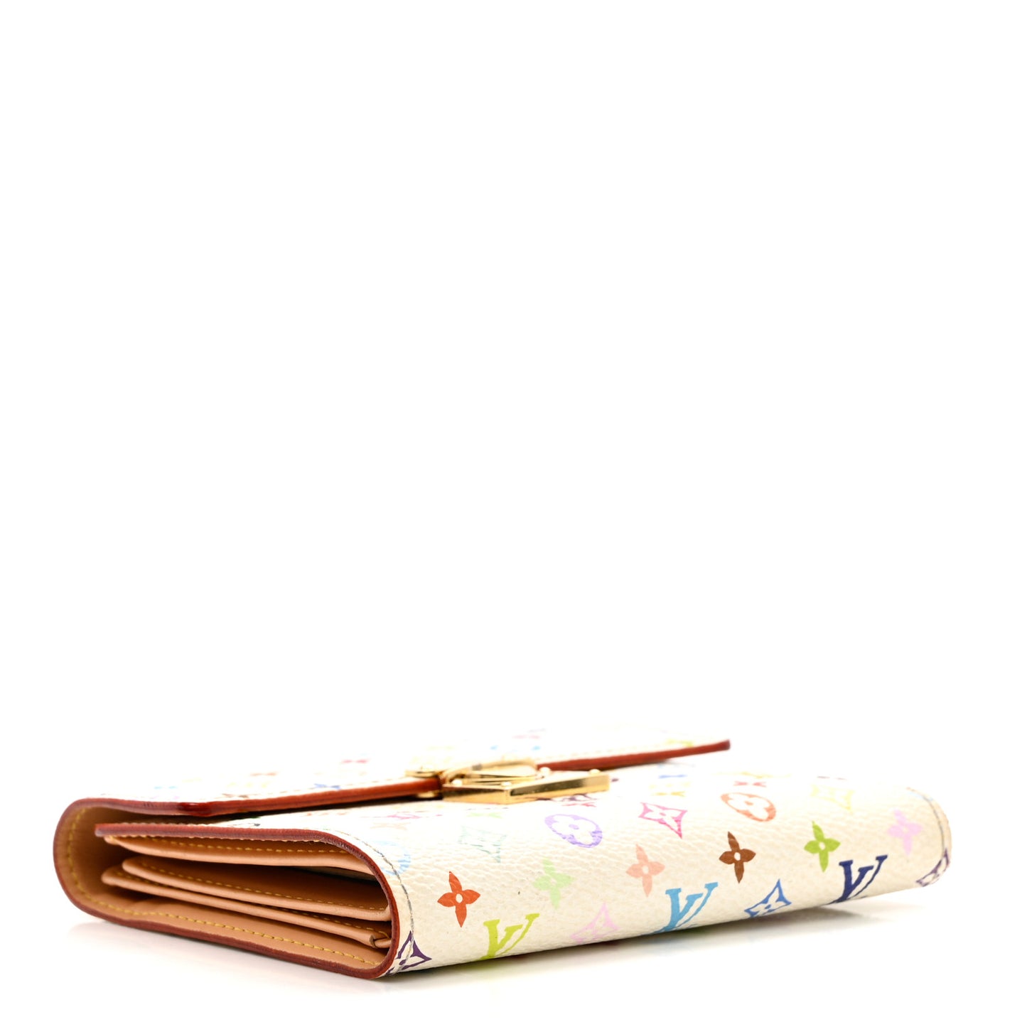 Monogram Multicolor Koala Wallet White