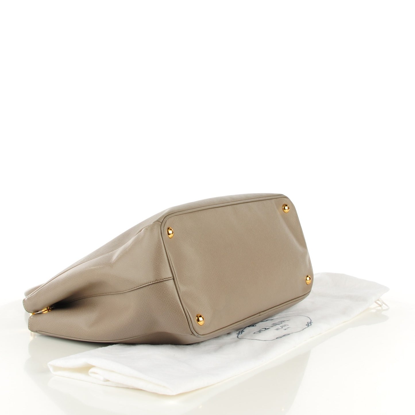 Saffiano Large Galleria Double Zip Tote Argilla