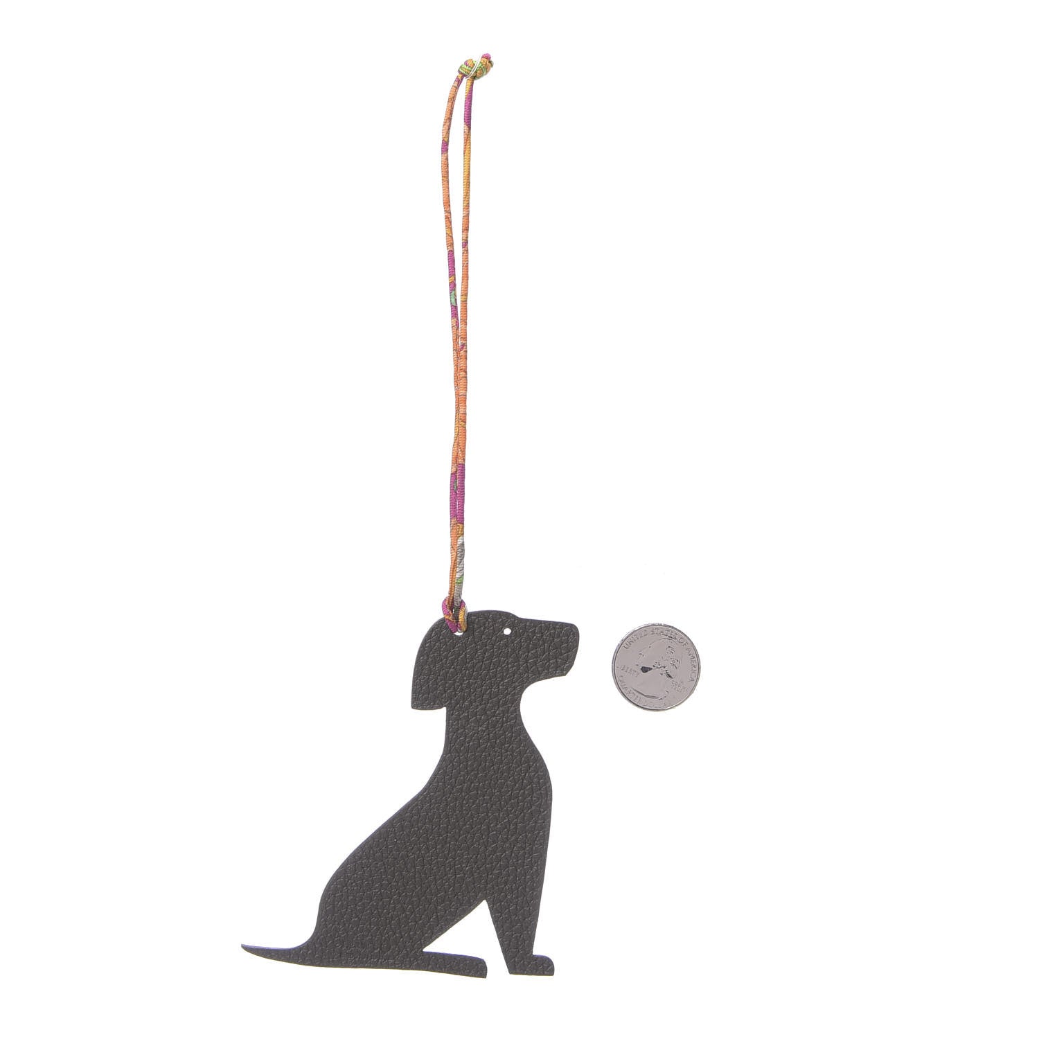 Hermes Togo Epsom Petit H Dog Bag Charm 2 of 4