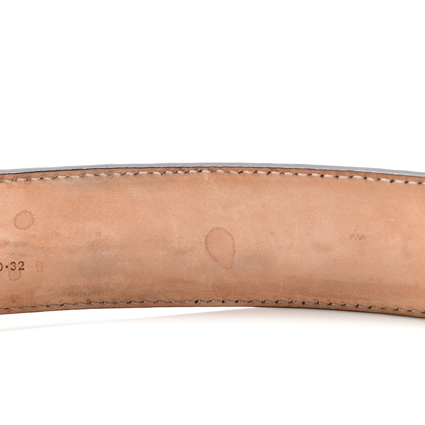 Guccissima Interlocking G 40mm Belt 80 32 Off White