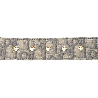 Christian Dior Oblique 30 Montaigne 35mm Belt 80 32 Gris 3 of 6