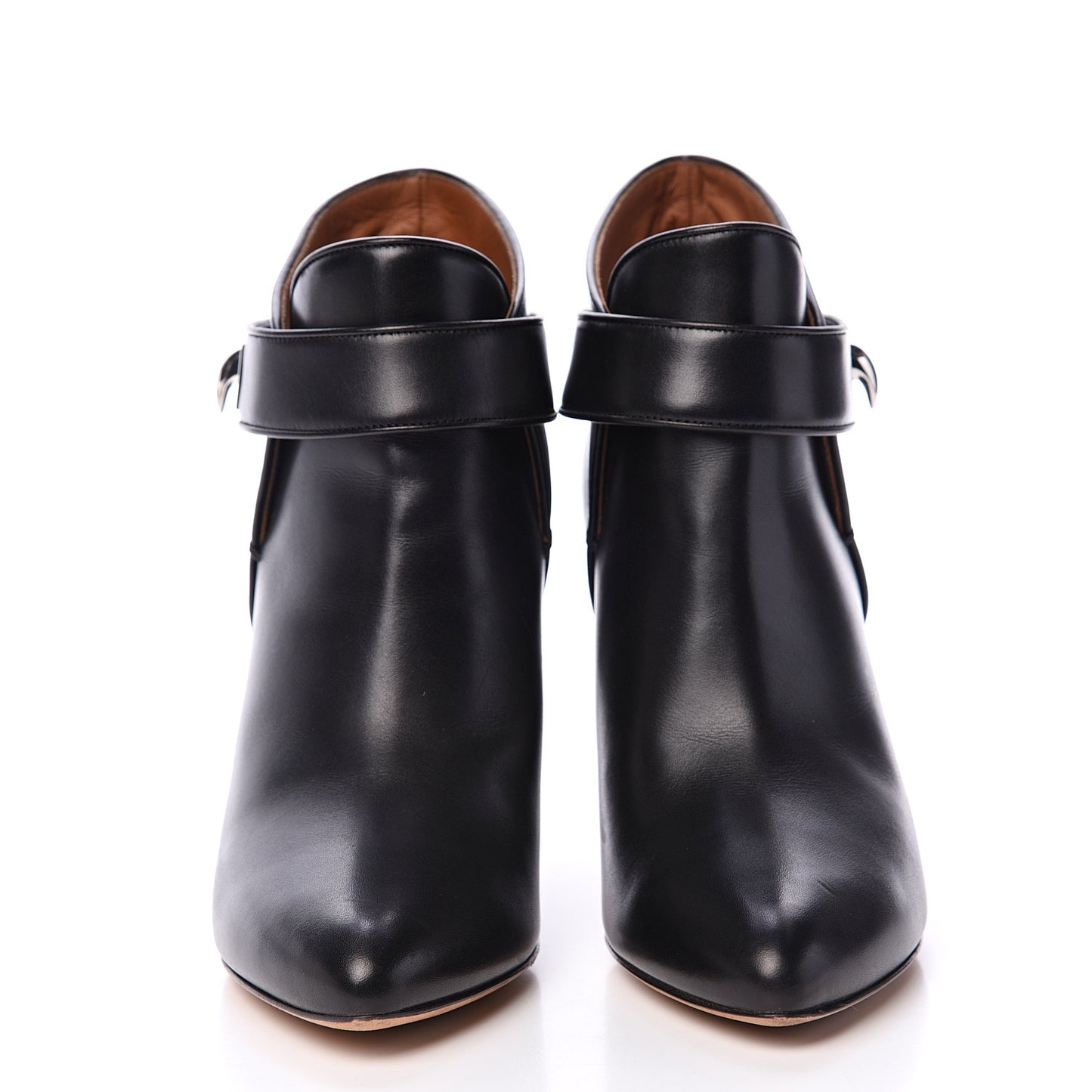 Calfskin Shark Ankle Boot 38 Black