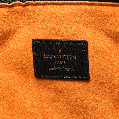 Louis Vuitton LOUIS VUITTON Lambskin Embossed Monogram Coussin MM Black 8 of 11