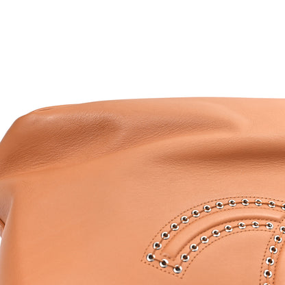 Chanel Calfskin Large Coco Eyelets Shopping Tote Camel 12 of 12
