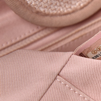 Chanel Canvas Large Deauville Tote Pink 7 of 16