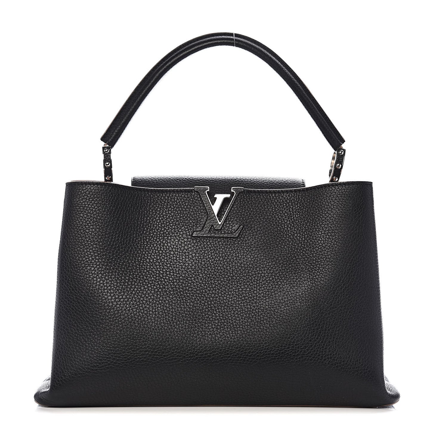 Taurillon Capucines MM Black Petale