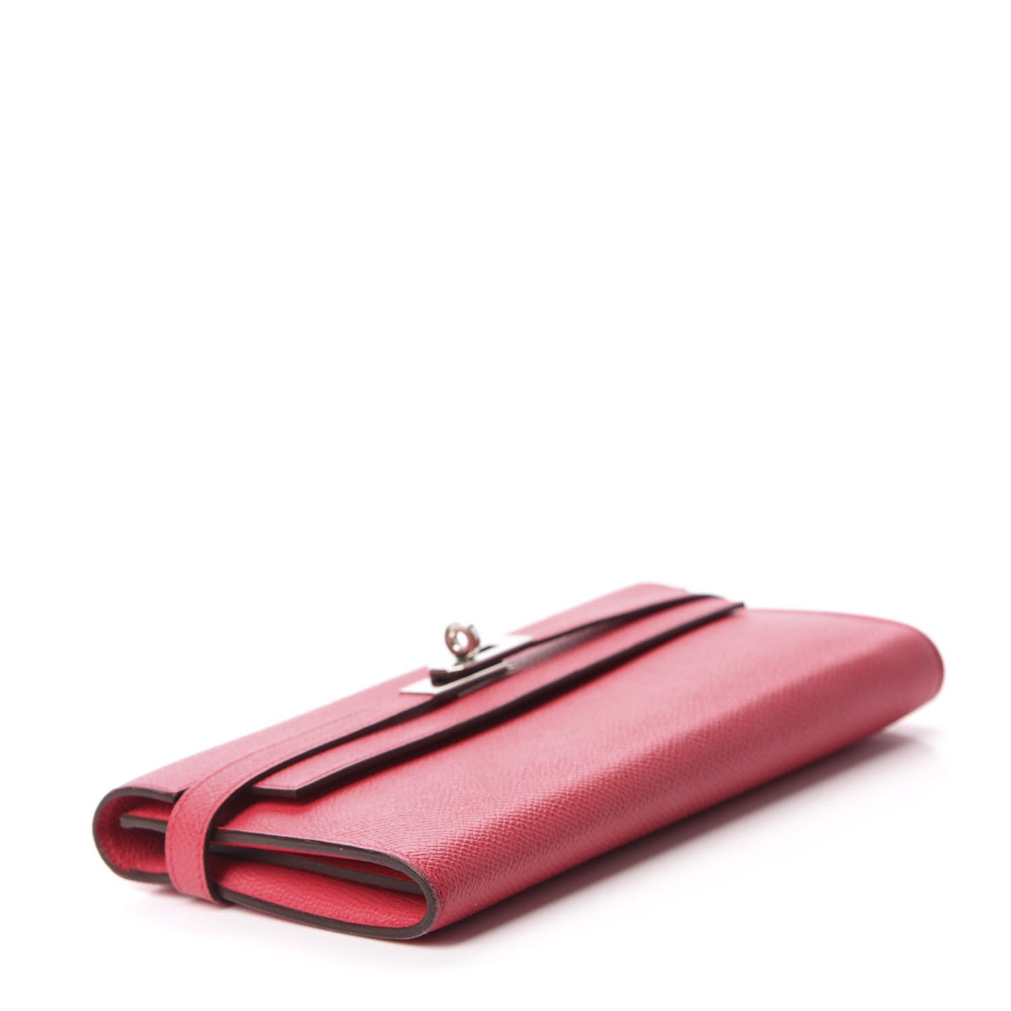 Epsom Kelly Longue Wallet Rose Extreme