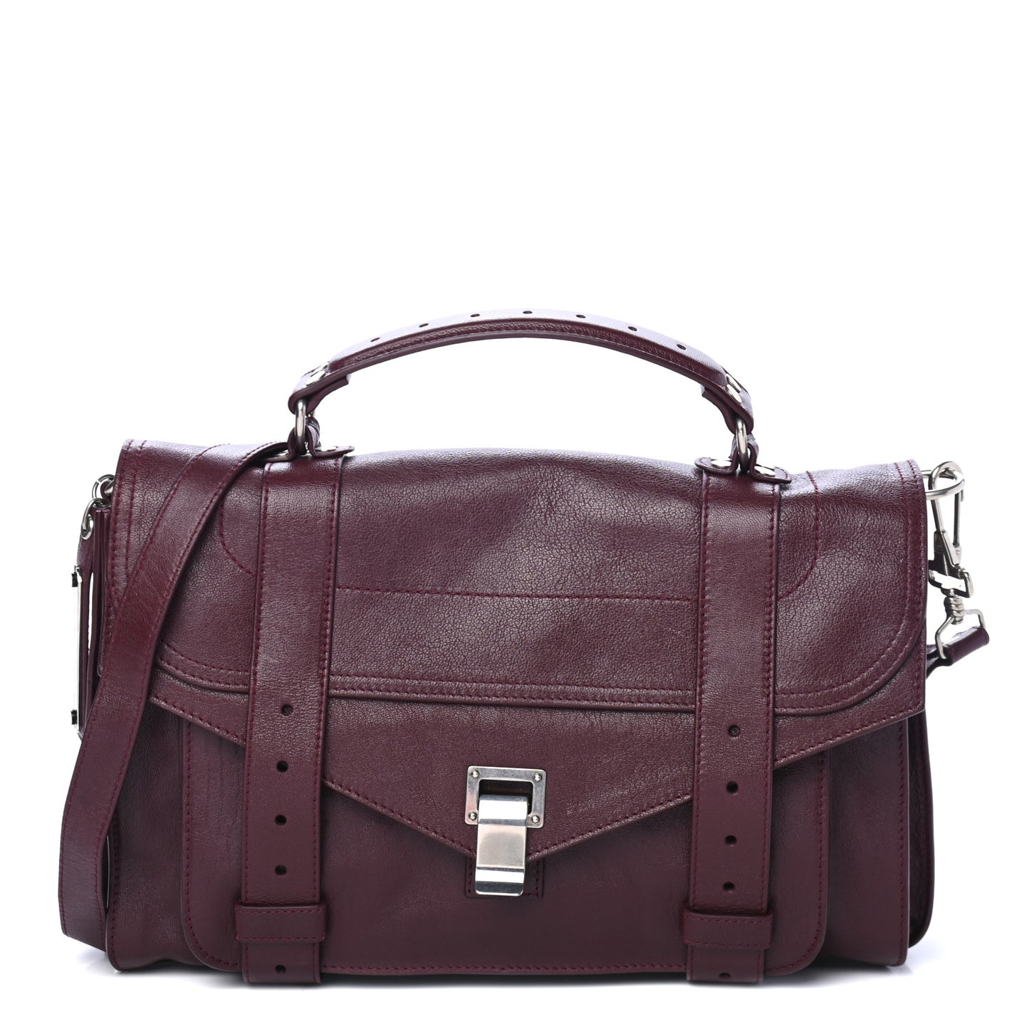 Lambskin Medium PS1 Satchel Oxblood
