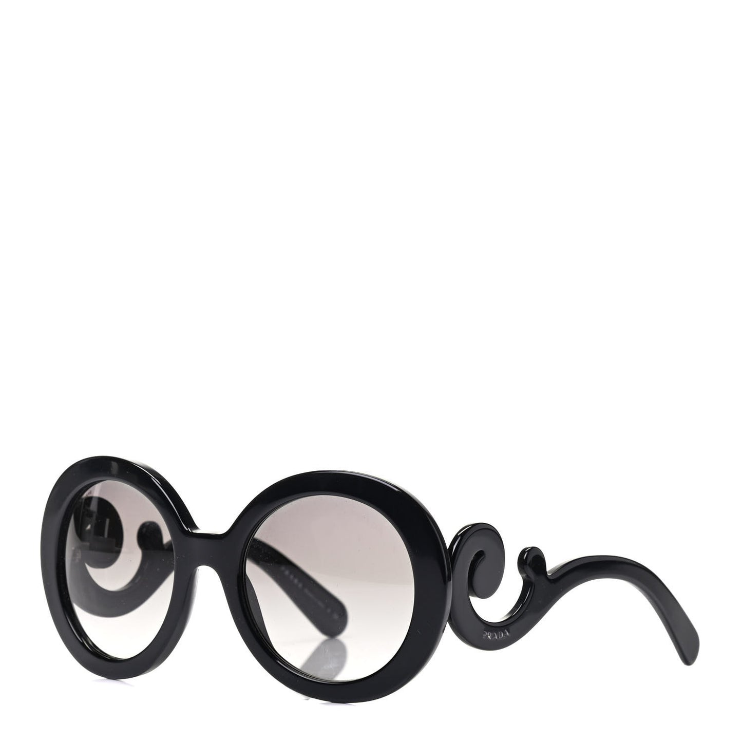 Acetate Baroque Sunglasses SPR 27N Black