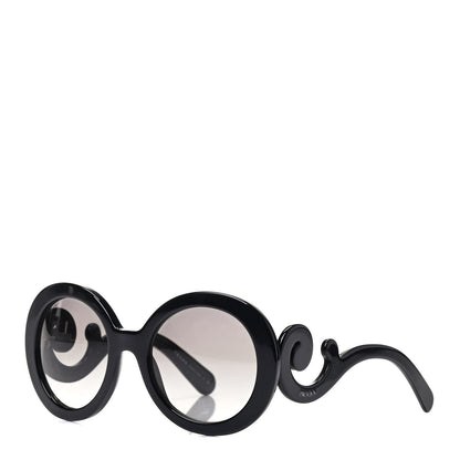 Prada Acetate Baroque Sunglasses SPR 27N Black 1 of 7