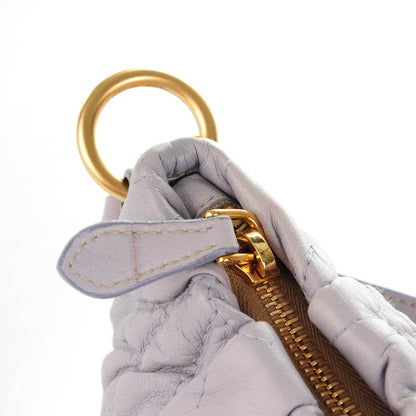 Prada Nappa Stitches Shoulder Bag Glicine 6 of 11