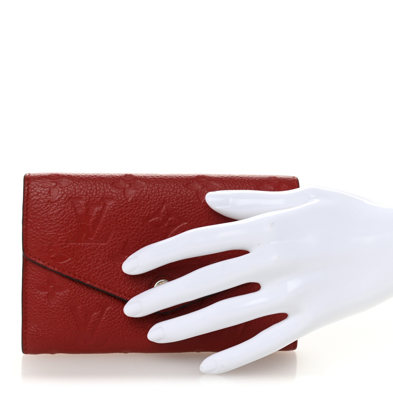 Louis Vuitton Empreinte Compact Curieuse Wallet Cherry 2 of 8