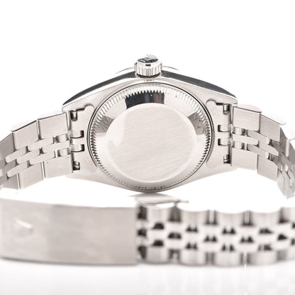 Rolex Stainless Steel 18K White Gold Diamond 26mm Oyster Perpetual Datejust Watch Silver 69174 5 of 7