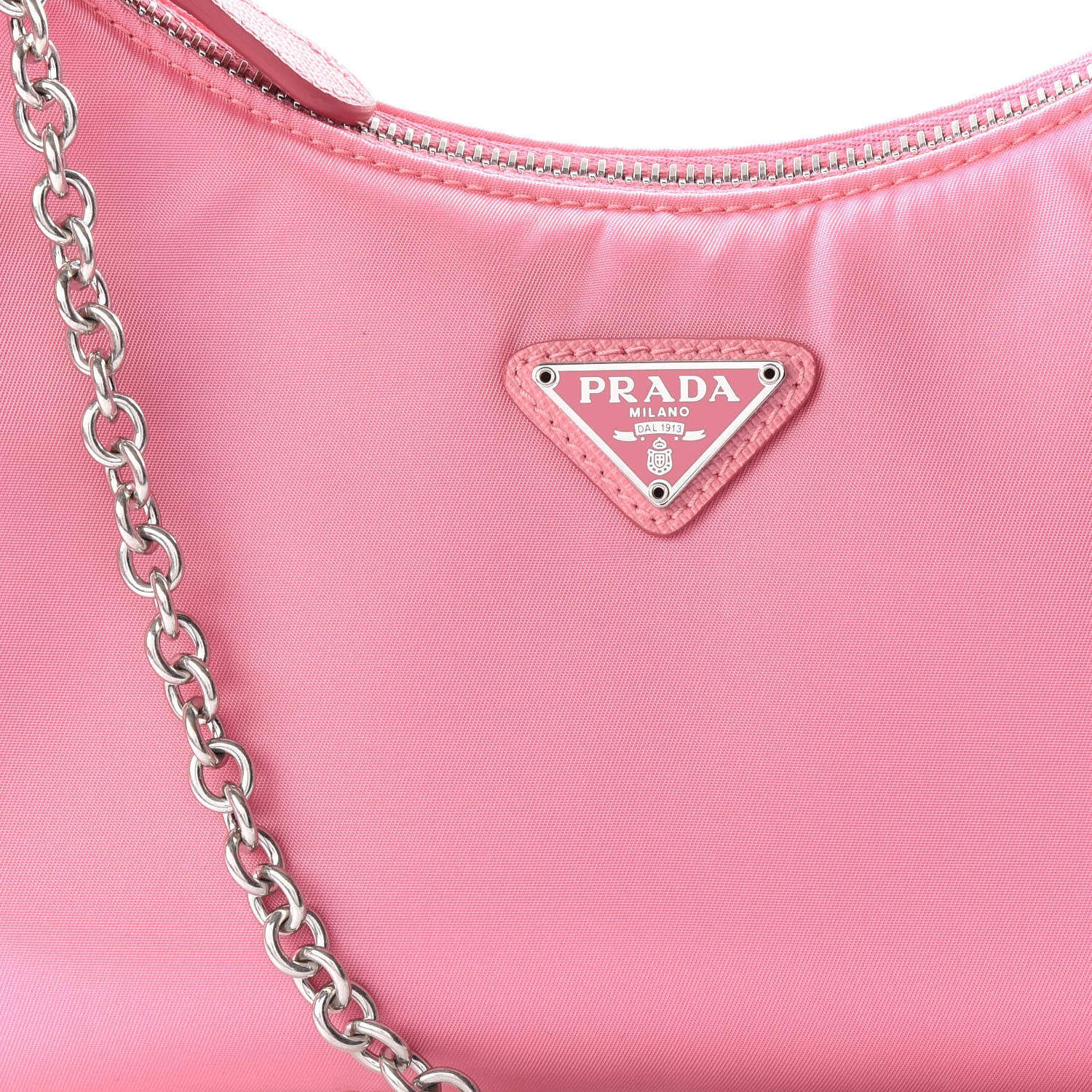 Prada Nylon Re-Edition 2005 Shoulder Bag Begonia 11 of 11