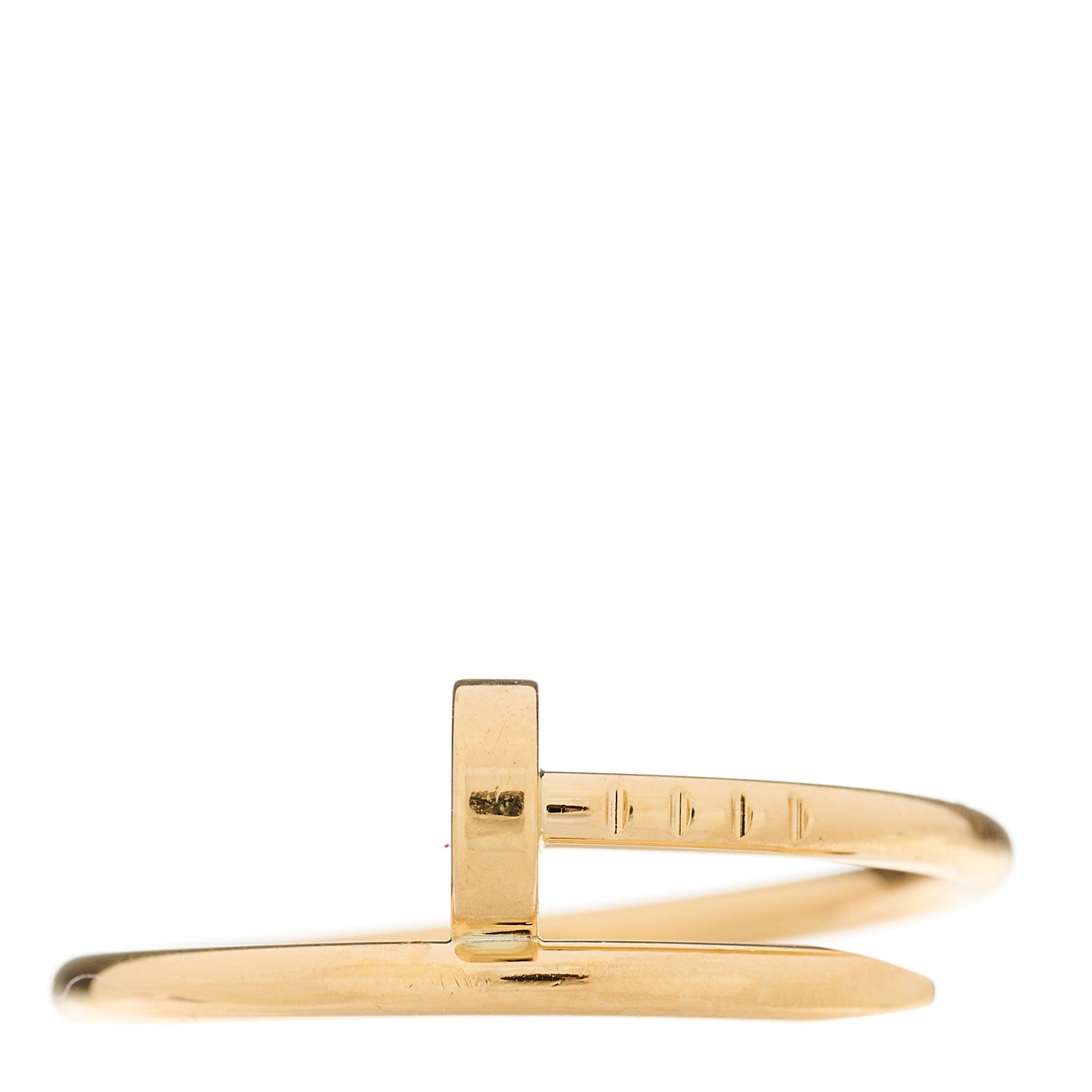 Cartier 18K Yellow Gold Small Juste Un Clou Ring 58 8.25 1 of 5