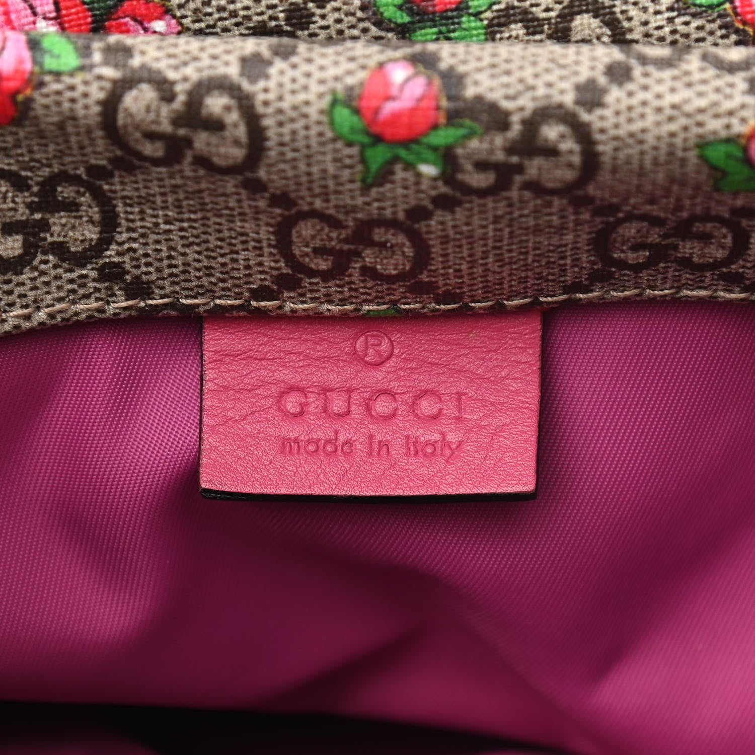 Gucci GG Supreme Monogram Rose Bud Diaper Bag Pink 7 of 15