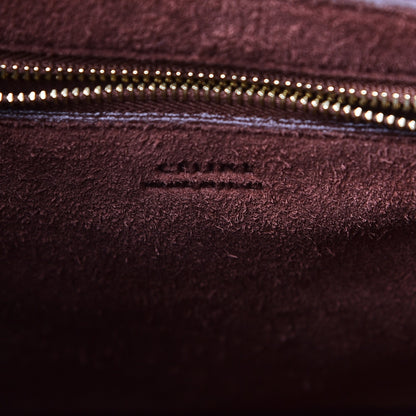Celine Supersoft Calfskin Sangle Bucket Bag Burgundy 7 of 8